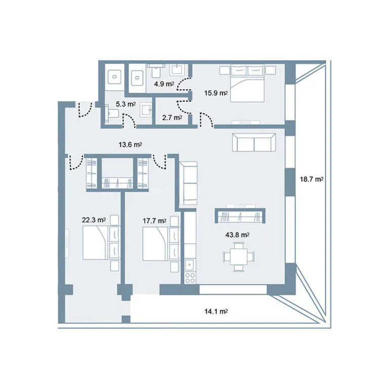 182 м²