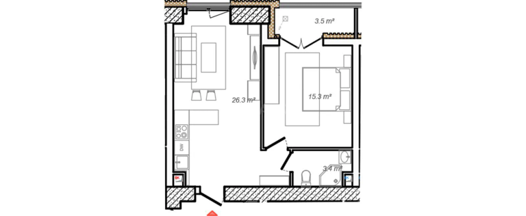 61,2 m²