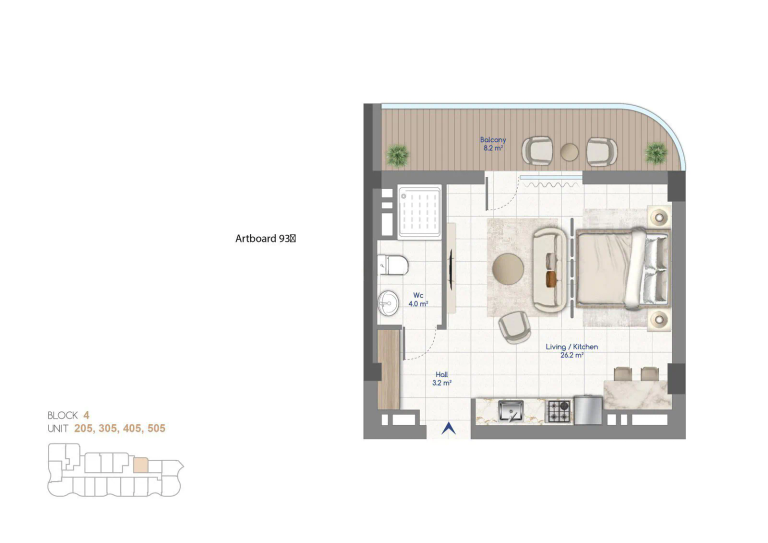 51,2 m²