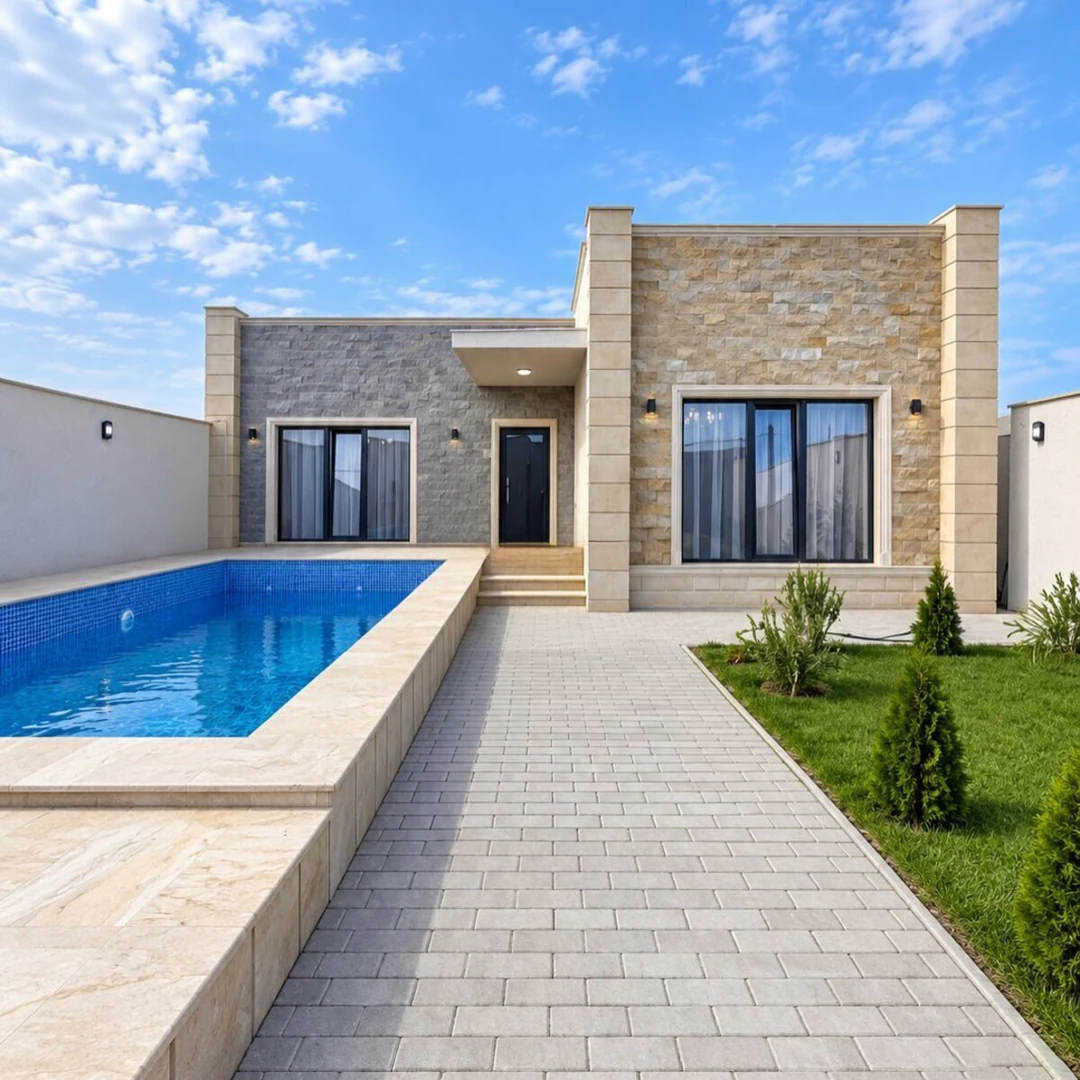 4 otaqlı 160 m² fərdi ev, Xəzər rayonu, Bakı. Foto 1
