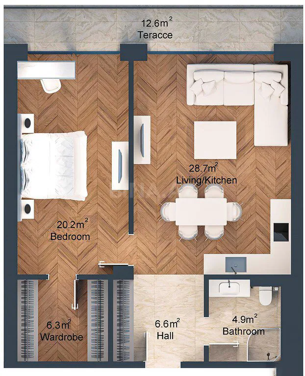 94,8 m²