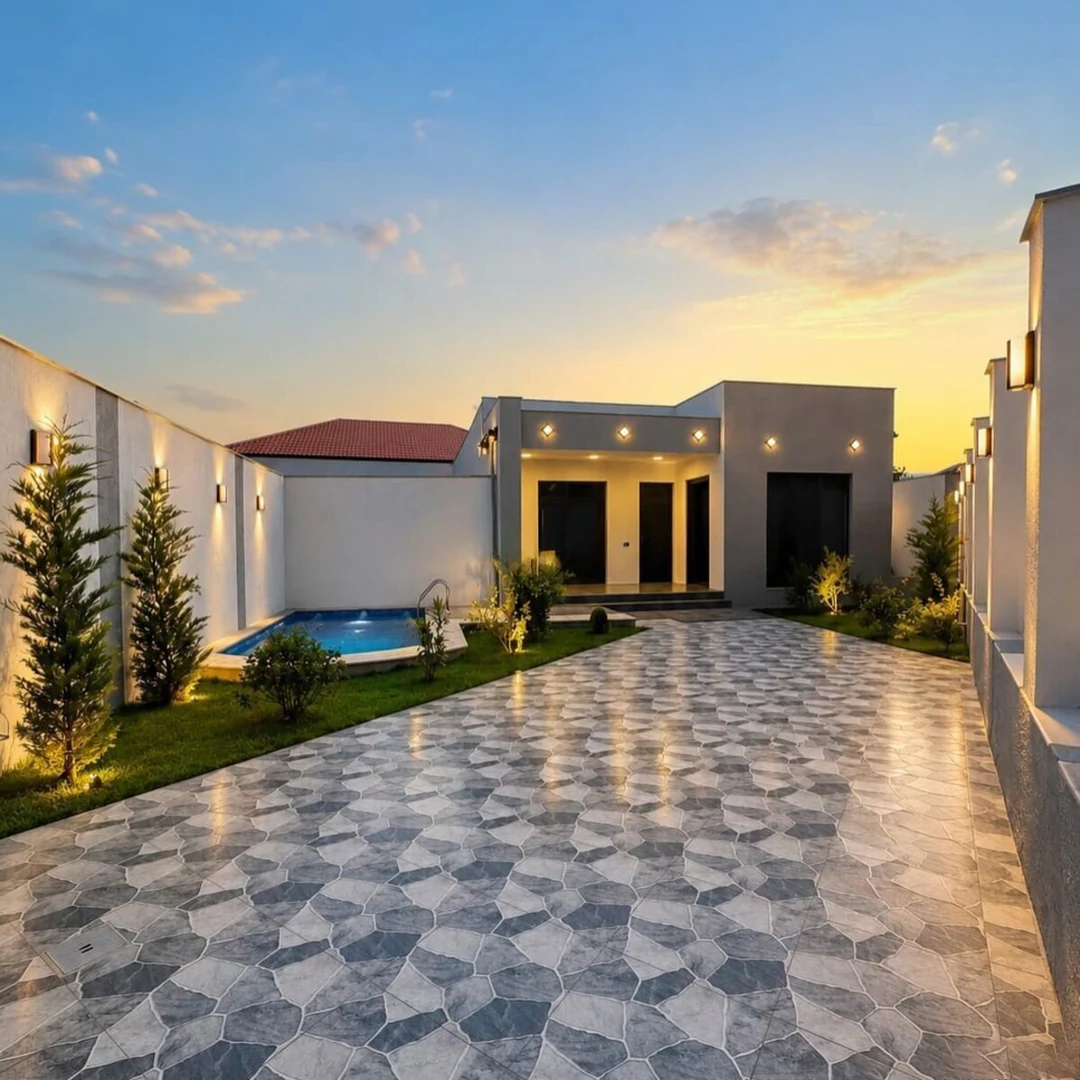 4 otaqlı 130 m² fərdi ev, Xəzər rayonu, Bakı — Şüvəlan qəsəbəsi. Foto 1