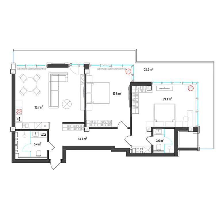 146,2 m²