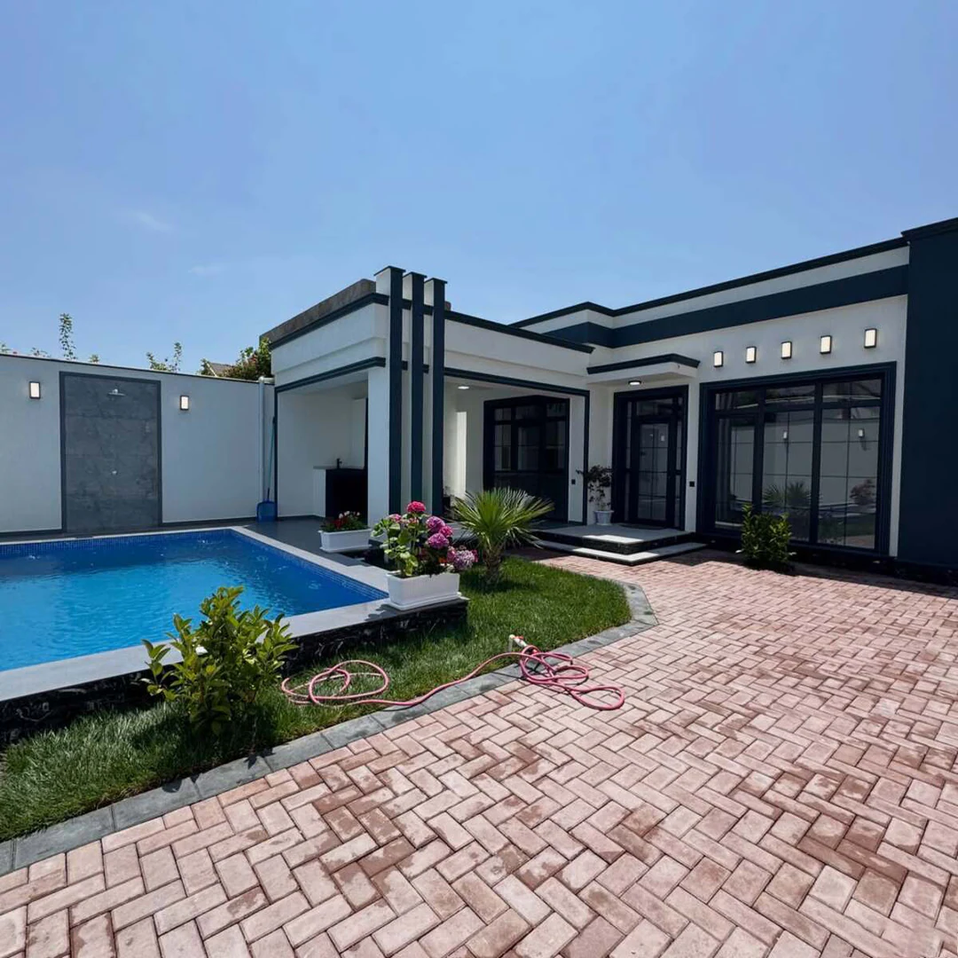 4 otaqlı 130 m² fərdi ev, Xəzər rayonu, Bakı. Foto 1