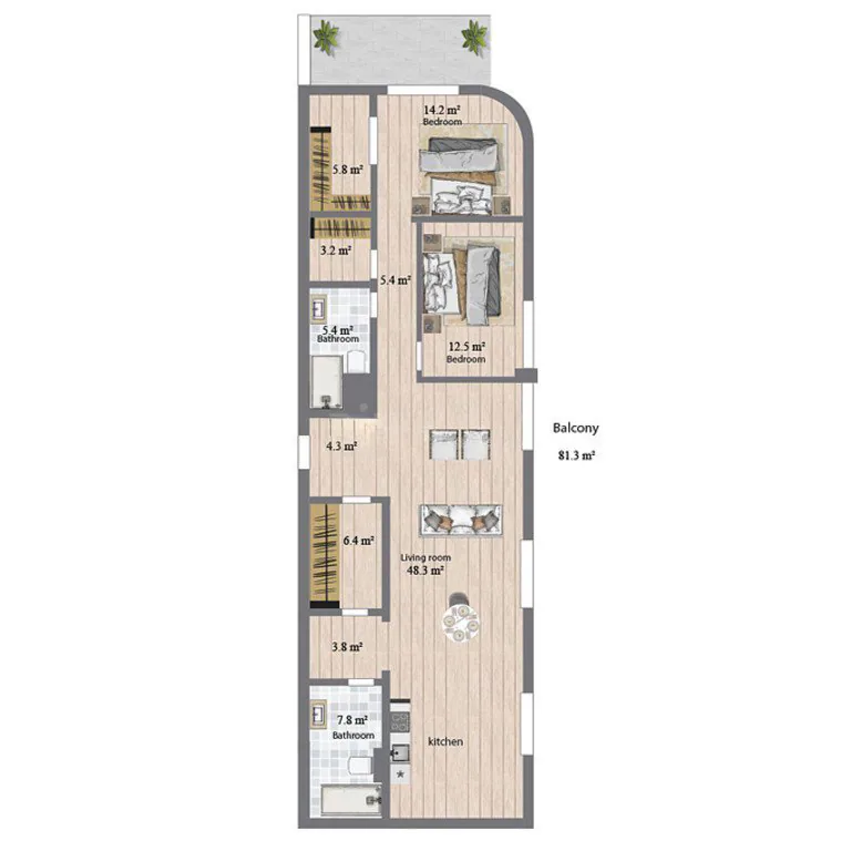 229,4 m²