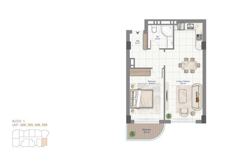 65,4 m²
