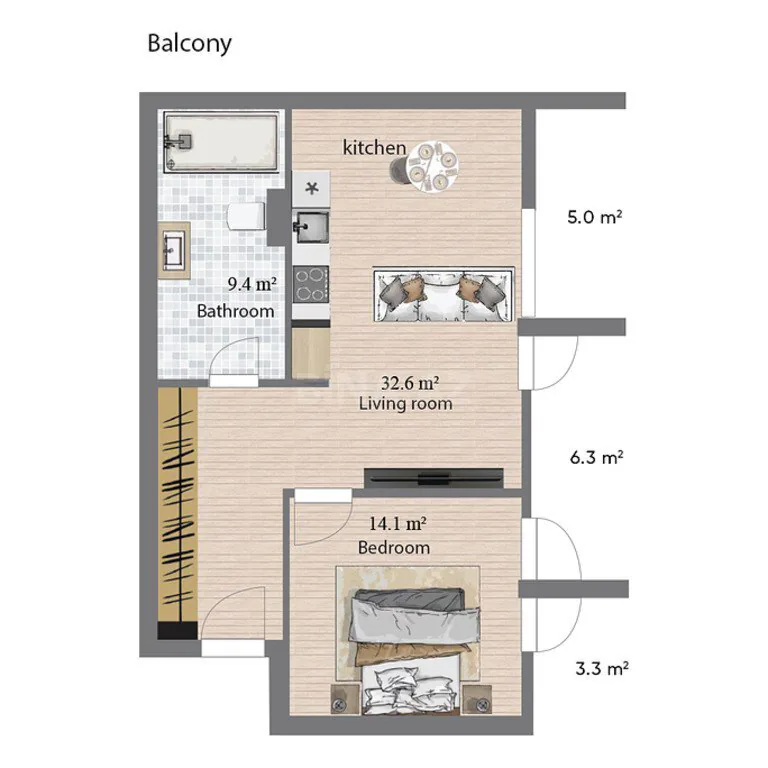 83,2 m²