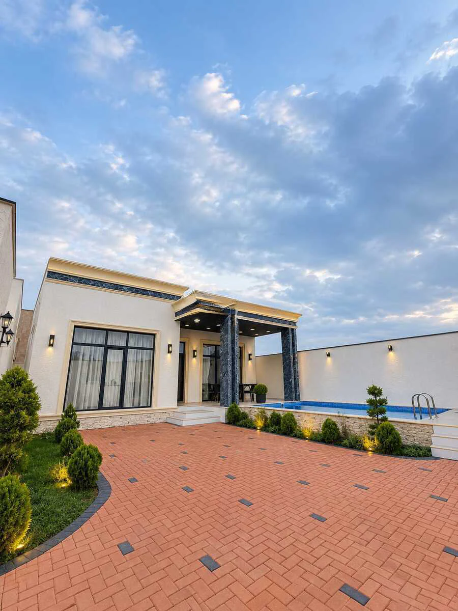 Günlük kirayə 4 otaqlı 180 m² fərdi ev, Xəzər rayonu, Bakı. Foto 1