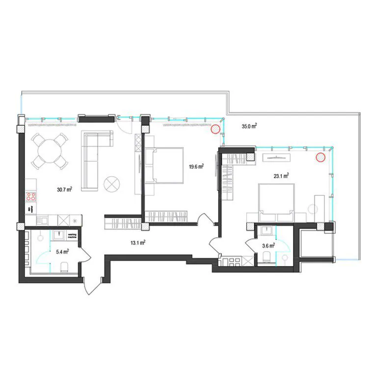 146,2 m²