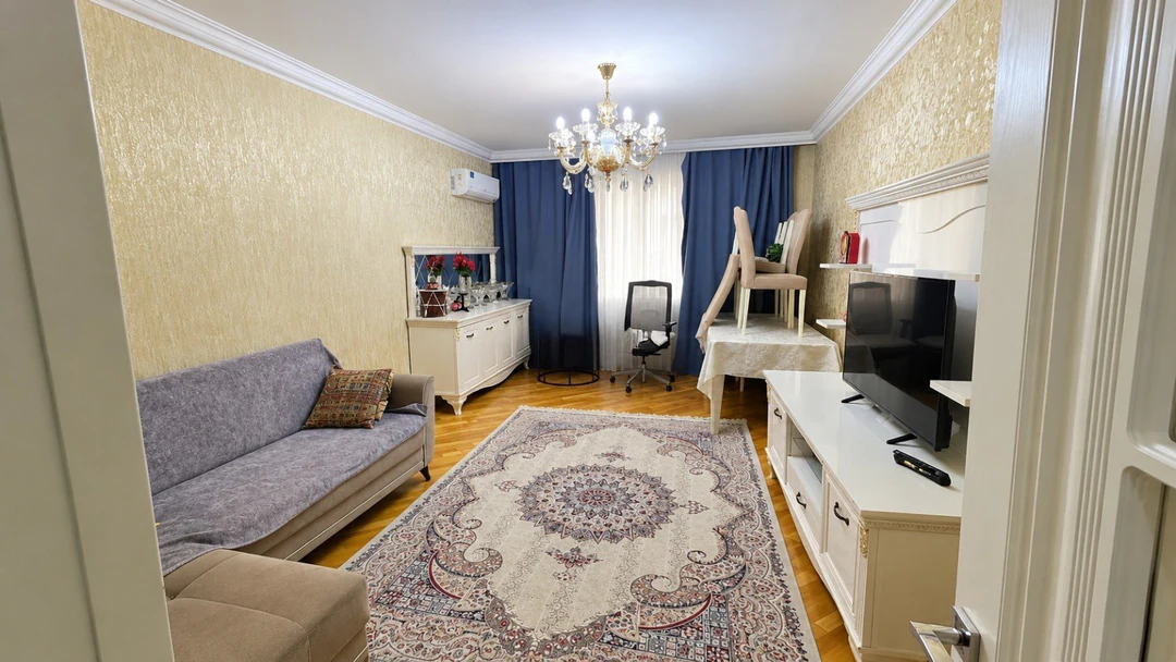 3 otaqlı 90 m² mənzil, Binəqədi, Bakı — Həmzə Babaşov küçəsi. Foto 1