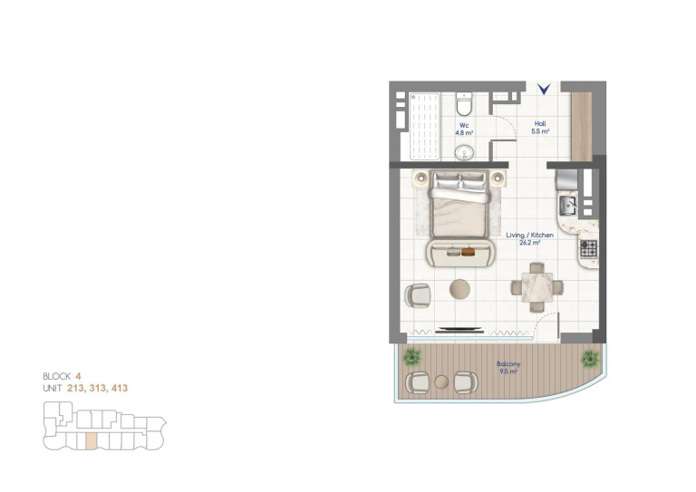 54,7 m²