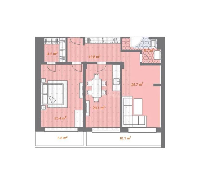 134,4 m²