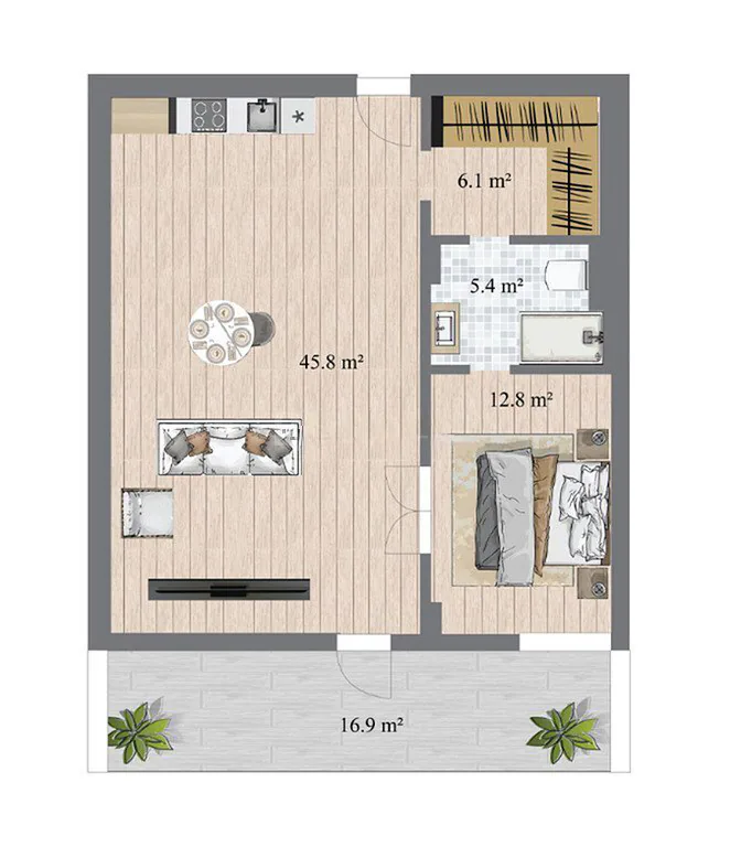 101,5 m²