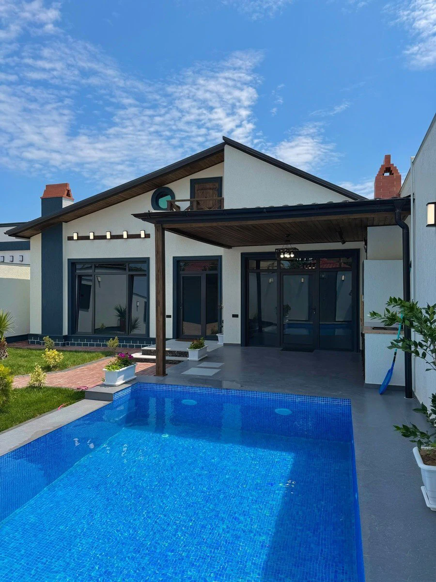 4 otaqlı 160 m² fərdi ev, Xəzər rayonu, Bakı. Foto 1