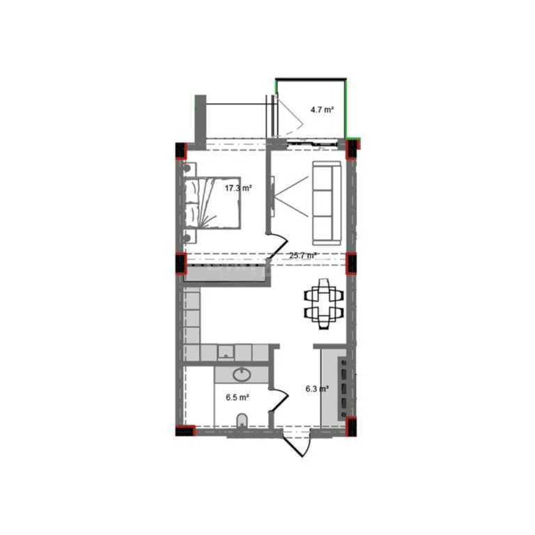 72,2 m²