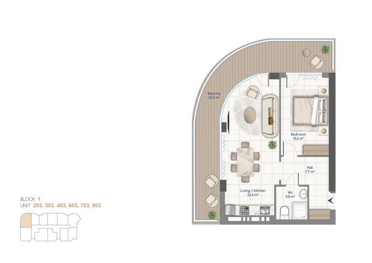87,3 m²