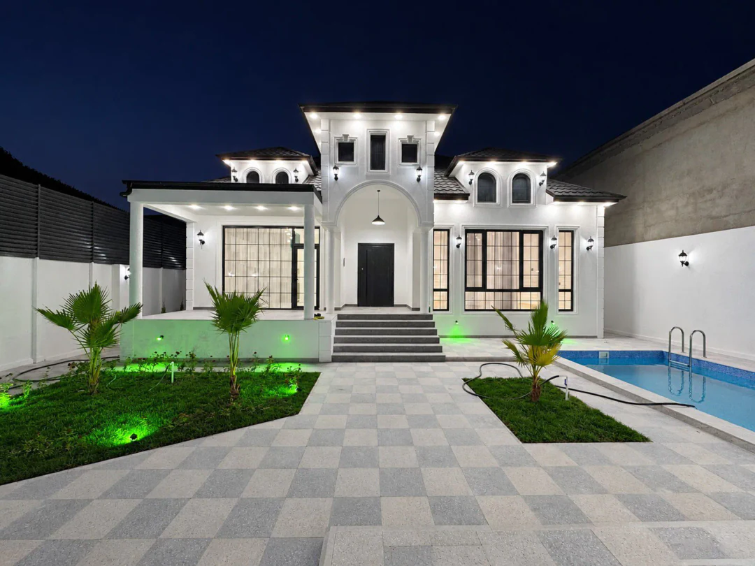 4 otaqlı 198 m² fərdi ev, Xəzər rayonu, Bakı. Foto 1