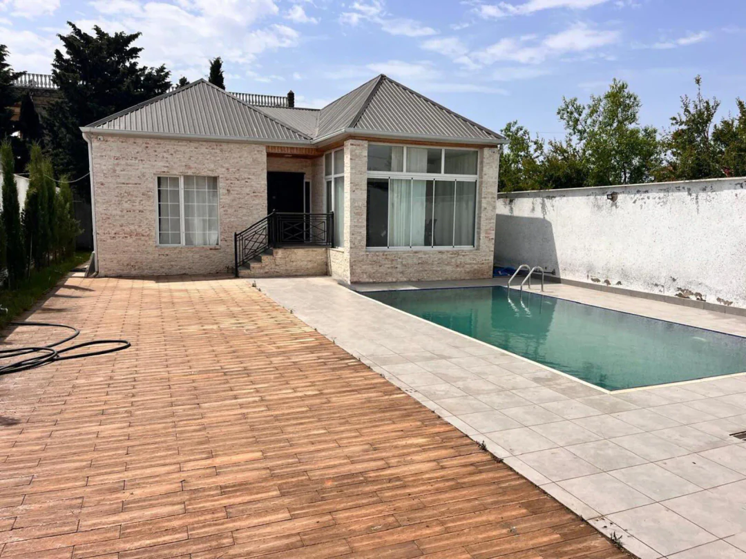 4 otaqlı 140 m² fərdi ev, Xəzər rayonu, Bakı. Foto 1
