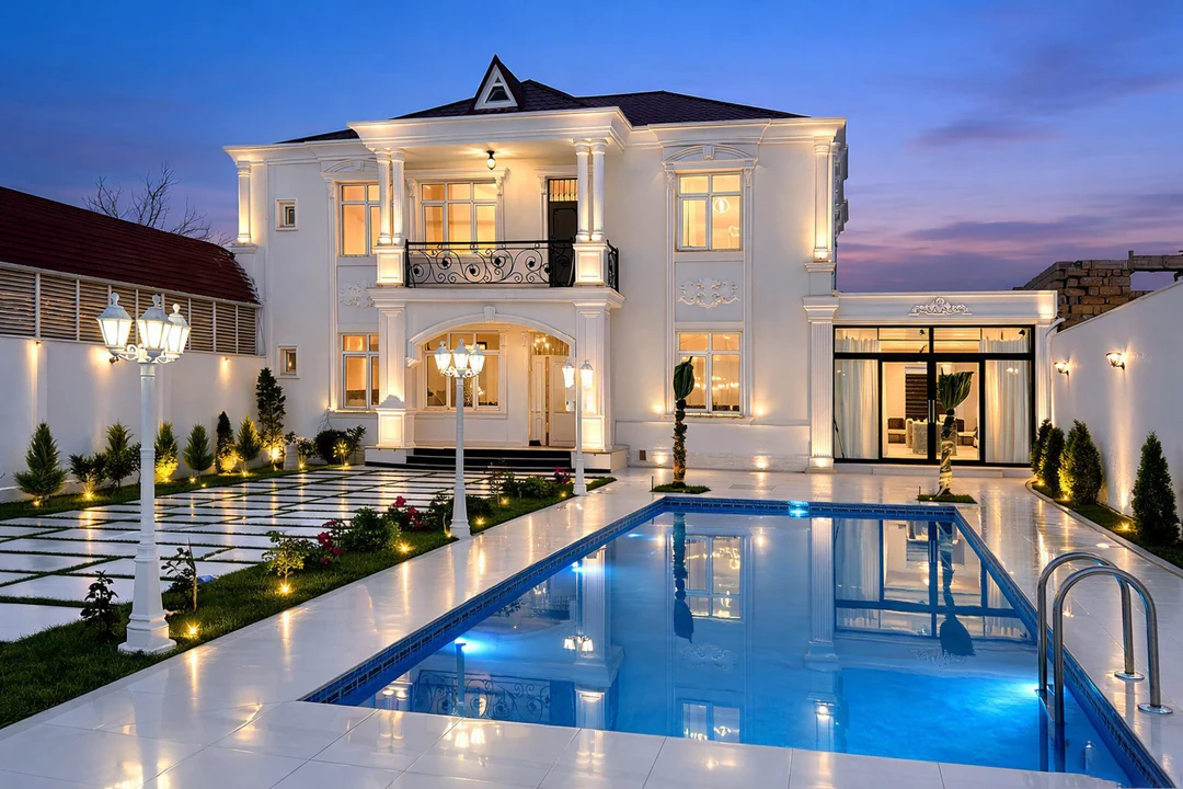 Kirayə 5 otaqlı 400 m² fərdi ev, Xəzər rayonu, Bakı. Foto 1