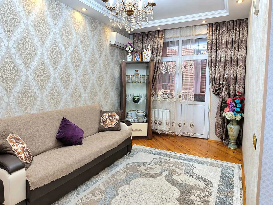 2 otaqlı 51 m² mənzil, Yasamal rayonu, Bakı — 8-ci mərtəbə. Foto 1