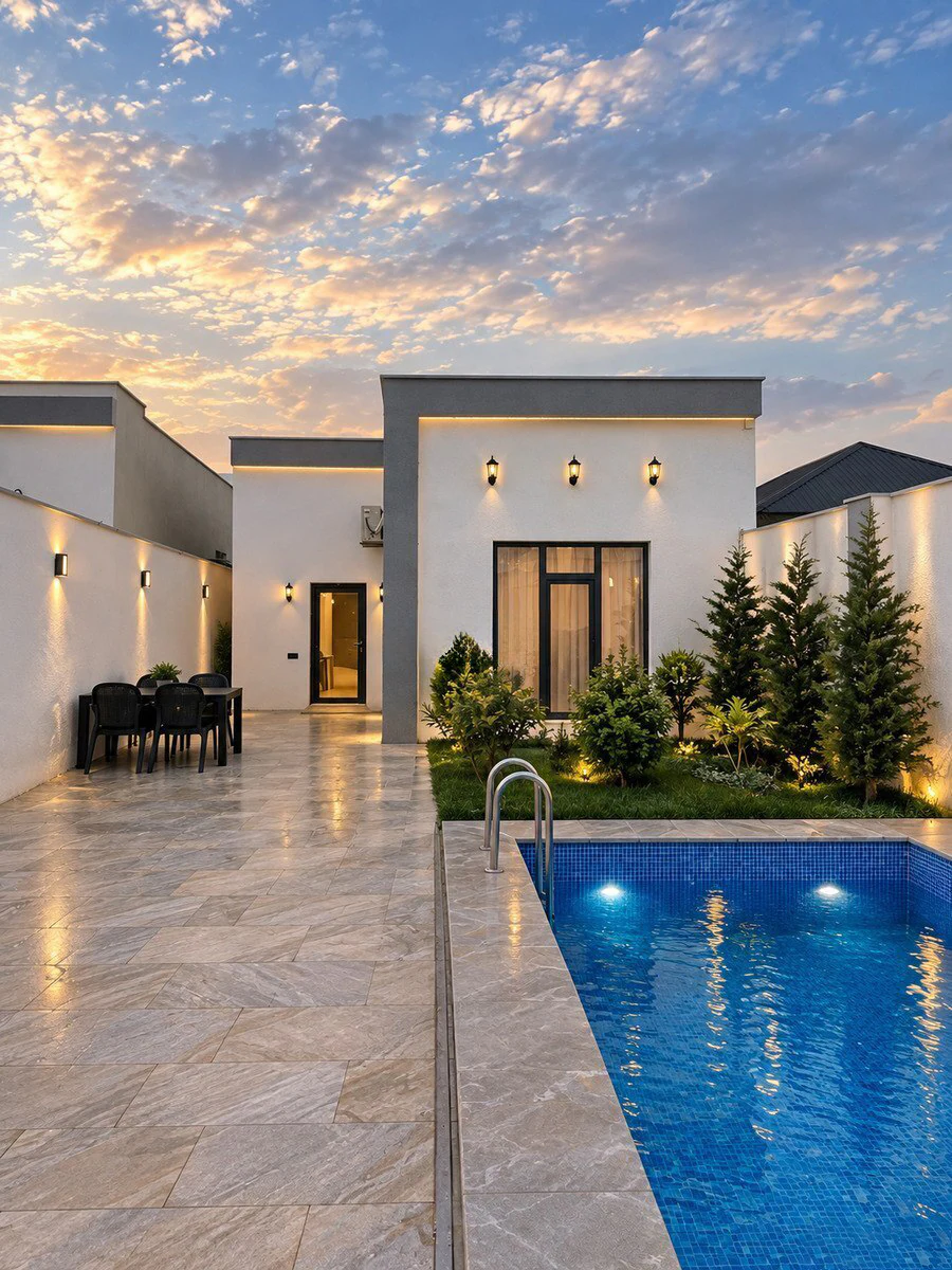 3 otaqlı 105 m² fərdi ev, Xəzər rayonu, Bakı. Foto 1