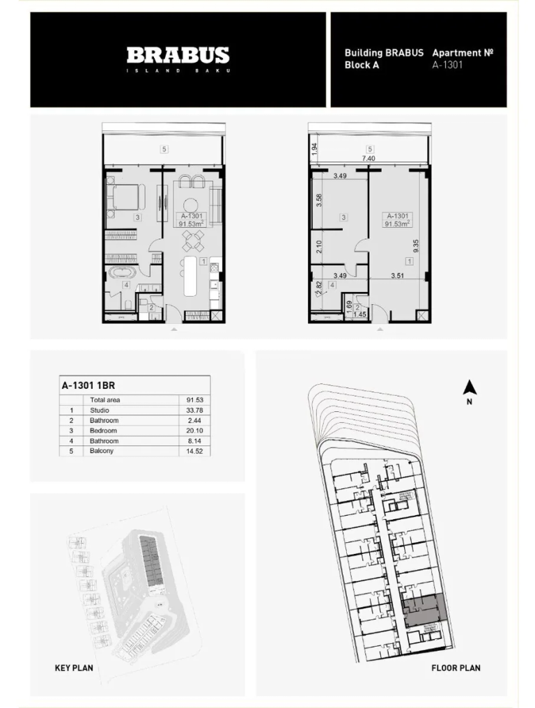 91,53 m²