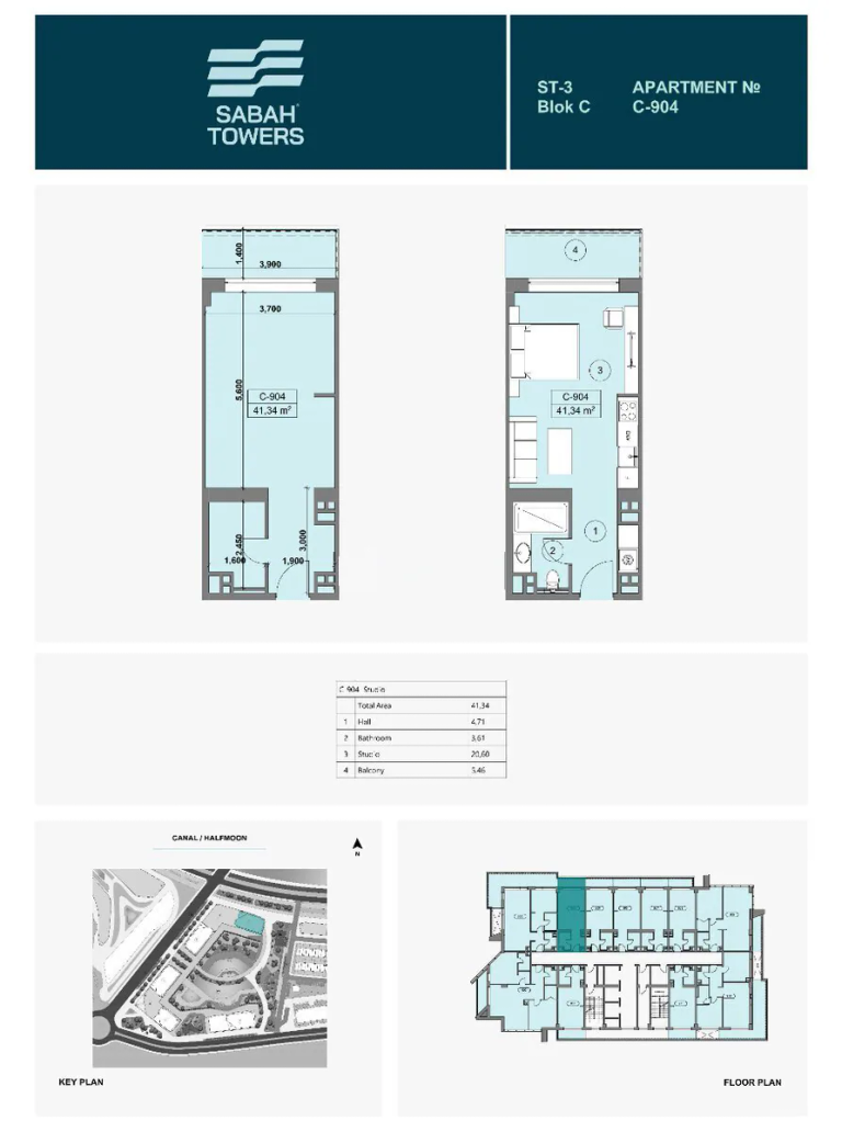 41,34 m²