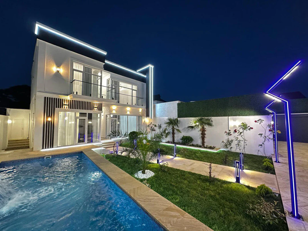 4 otaqlı 200 m² fərdi ev, Xəzər rayonu, Bakı. Foto 1
