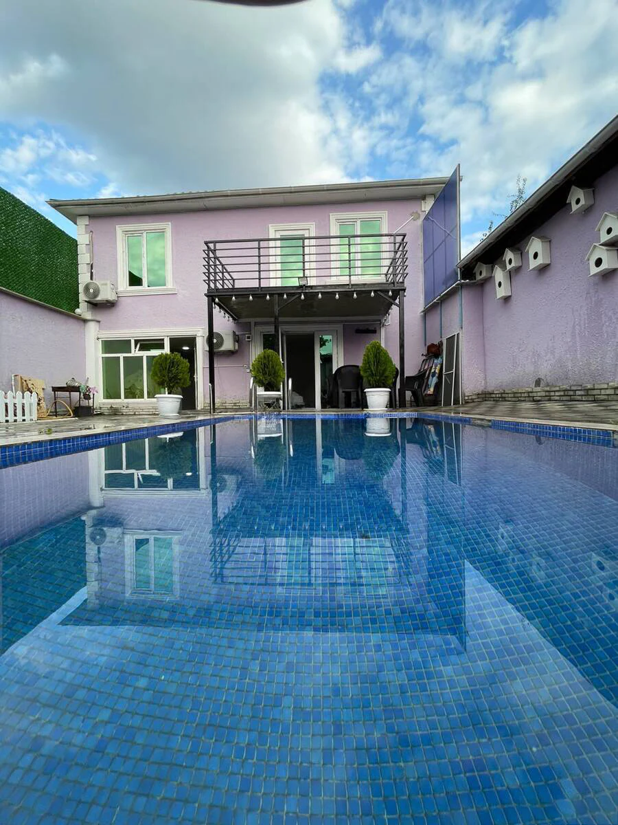 3 otaqlı 120,8 m² fərdi ev, Qəbələ şəhər M.əzizli küç, Qəbələ. Foto 1