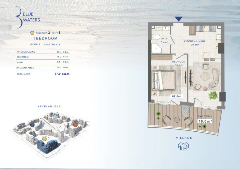 67 m²