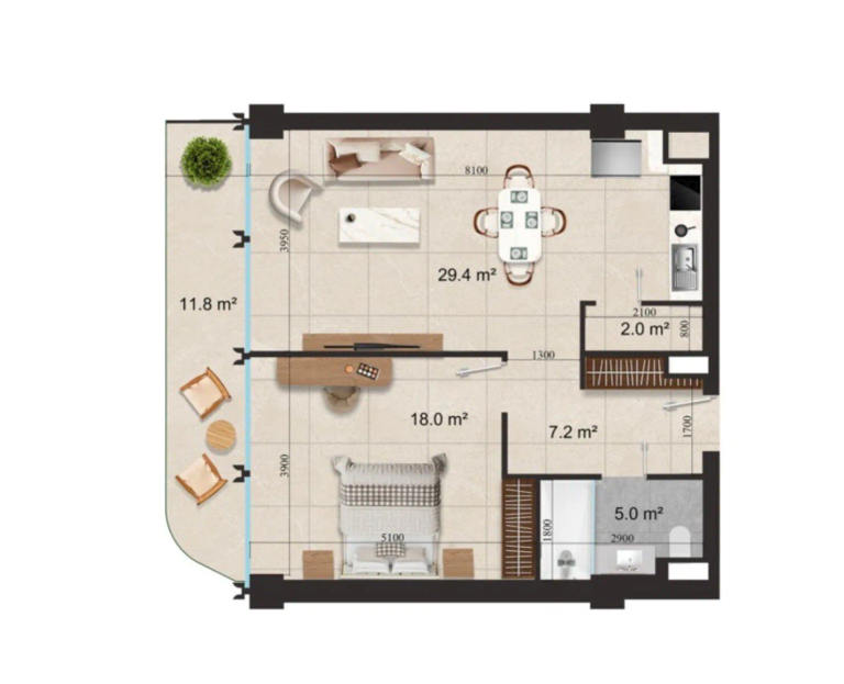 82,4 m²