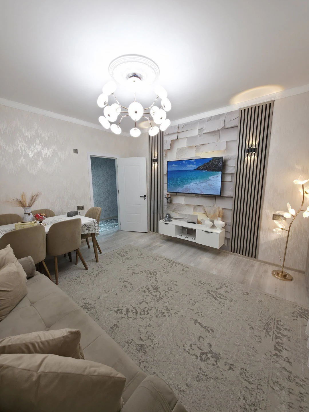 3 otaqlı 70 m² mənzil, Sabunçu, Bakı — 1-ci mərtəbə. Foto 1