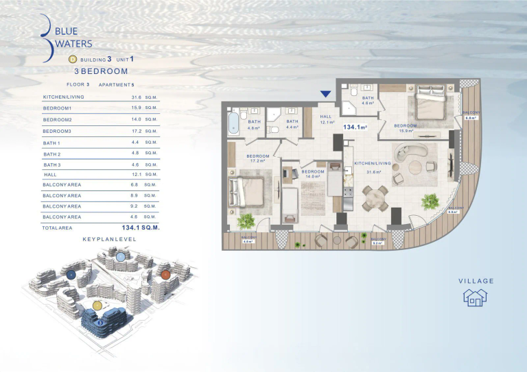 134,1 m²