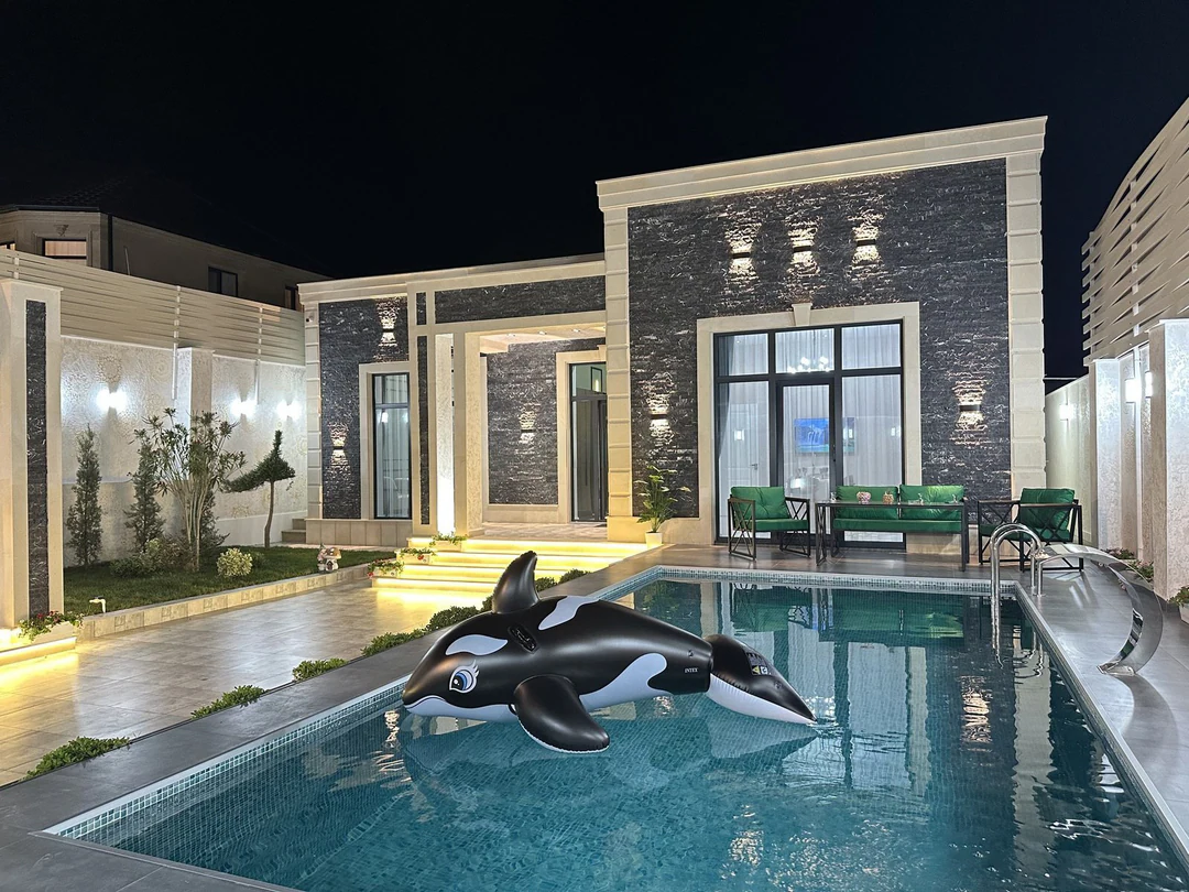 4 otaqlı 180 m² fərdi ev, Xəzər rayonu, Bakı. Foto 1