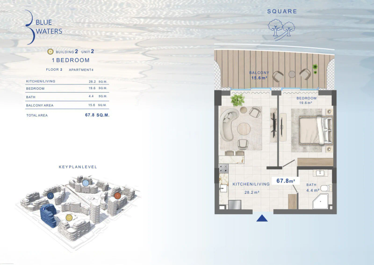 67,8 m²
