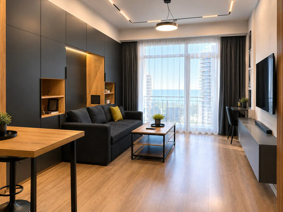Kirayə 1 otaqlı 60 m² mənzil, Nəsimi rayonu, Bakı. Foto 1