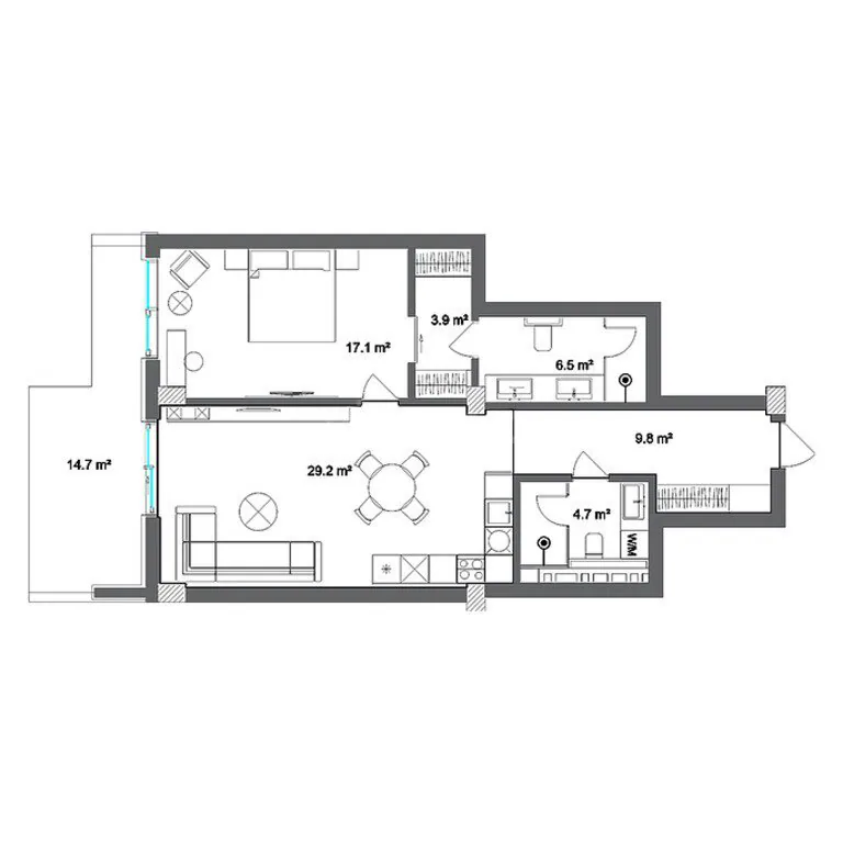 98,2 m²
