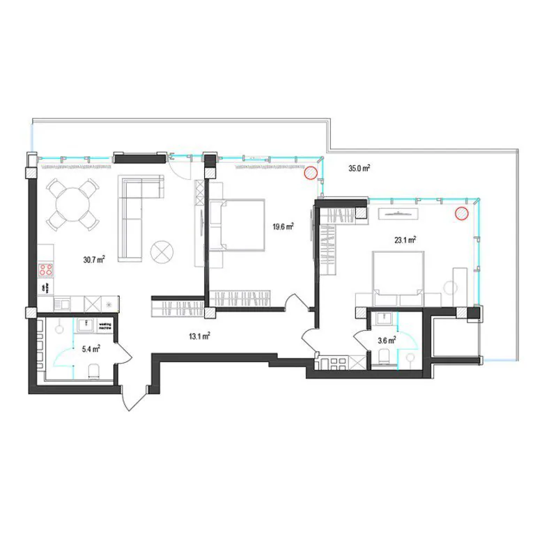146,2 m²