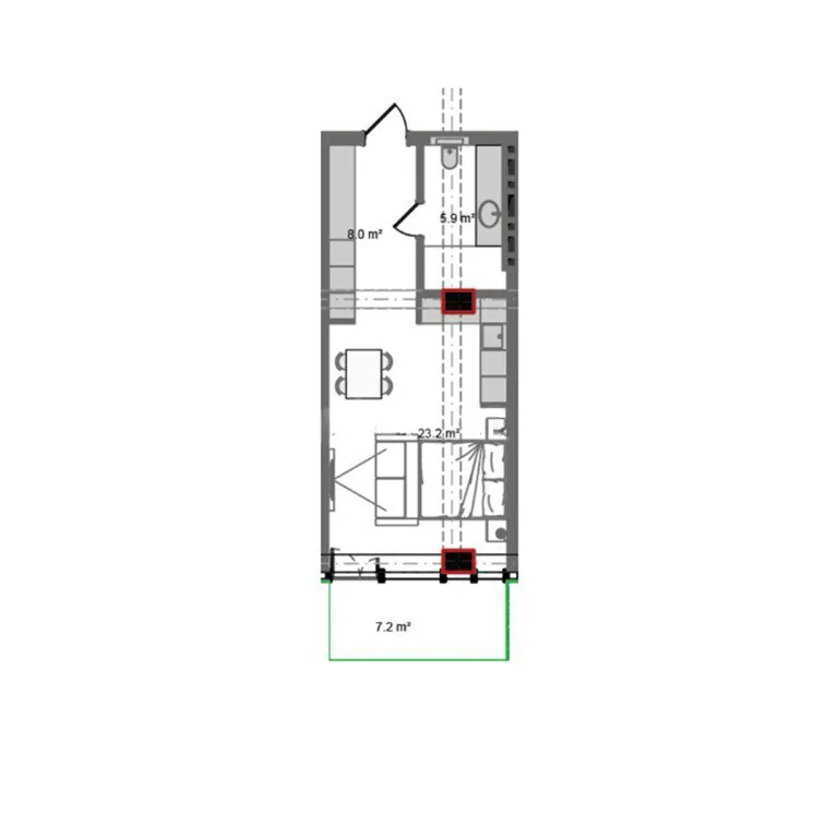 51,4 m²