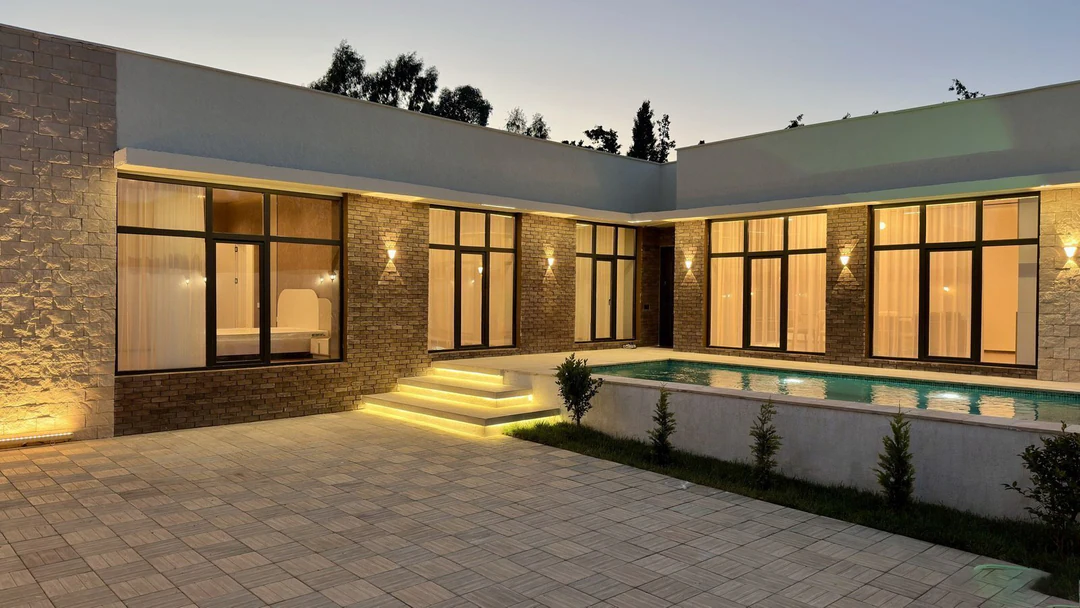 4 otaqlı 145 m² fərdi ev, Xəzər rayonu, Bakı — Şüvəlan qəsəbəsi. Foto 1
