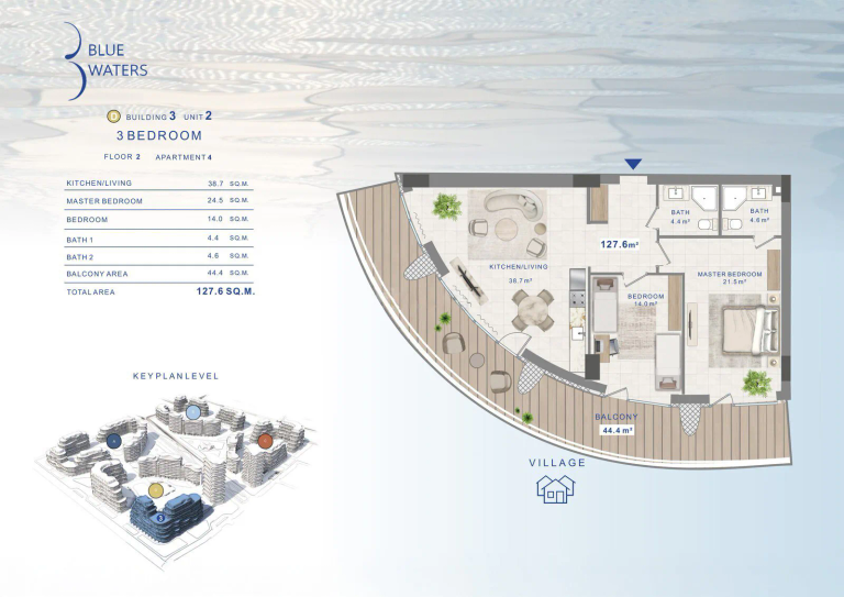 127,6 m²