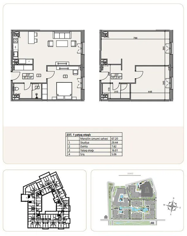 67,2 m²