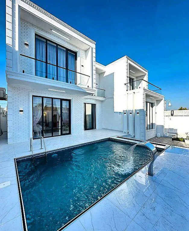 Günlük kirayə 5 otaqlı 400 m² fərdi ev, Xəzər rayonu, Bakı. Foto 1